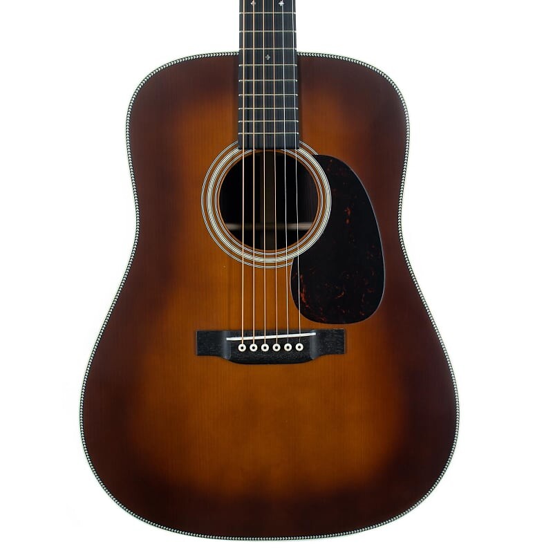 

Martin Custom Shop D-28 1937 Акустическая гитара Vintage Low Gloss With Ambertone Burst Martin Custom Shop D-28 Low Gloss With Burst
