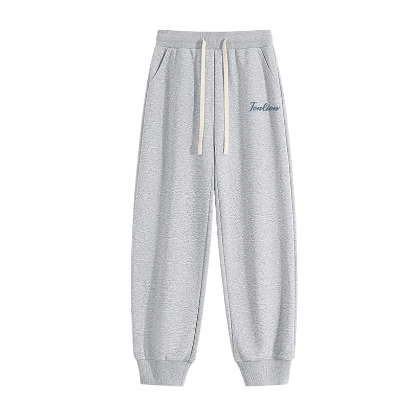Детские спортивные штаны с манжетами Tonlion, Цвет: gray-green — фото 3
