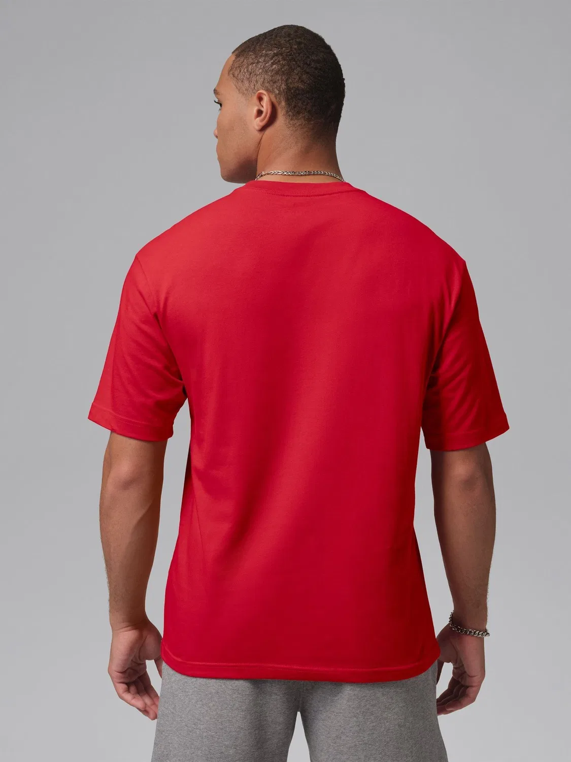Футболка хлопковая Jumpman Small Logo Jordan, красный/белый — фото 2
