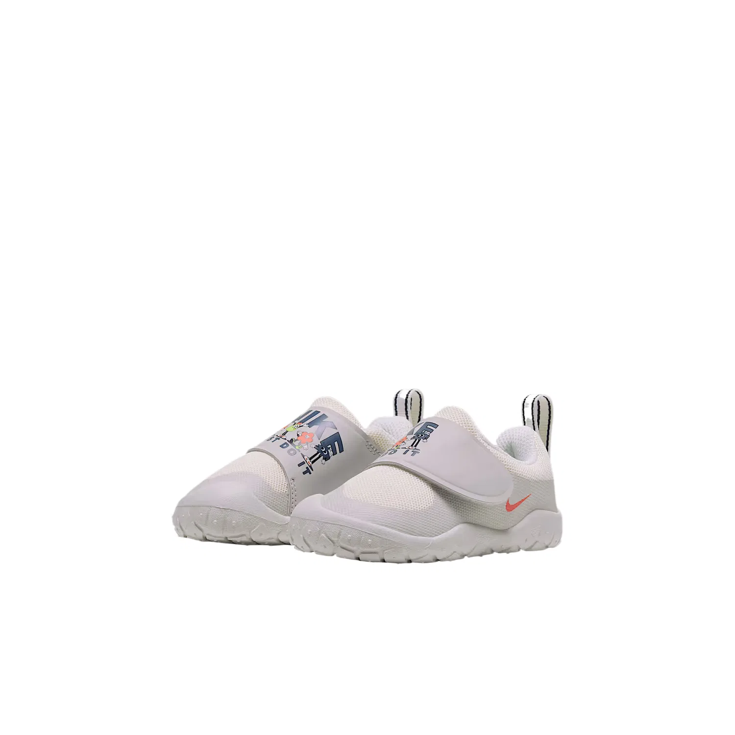 Детские кроссовки для малышей Nike Swoosh 1, Light Ivory White/Lightning Blue/Volcanic Rock Red — фото 3