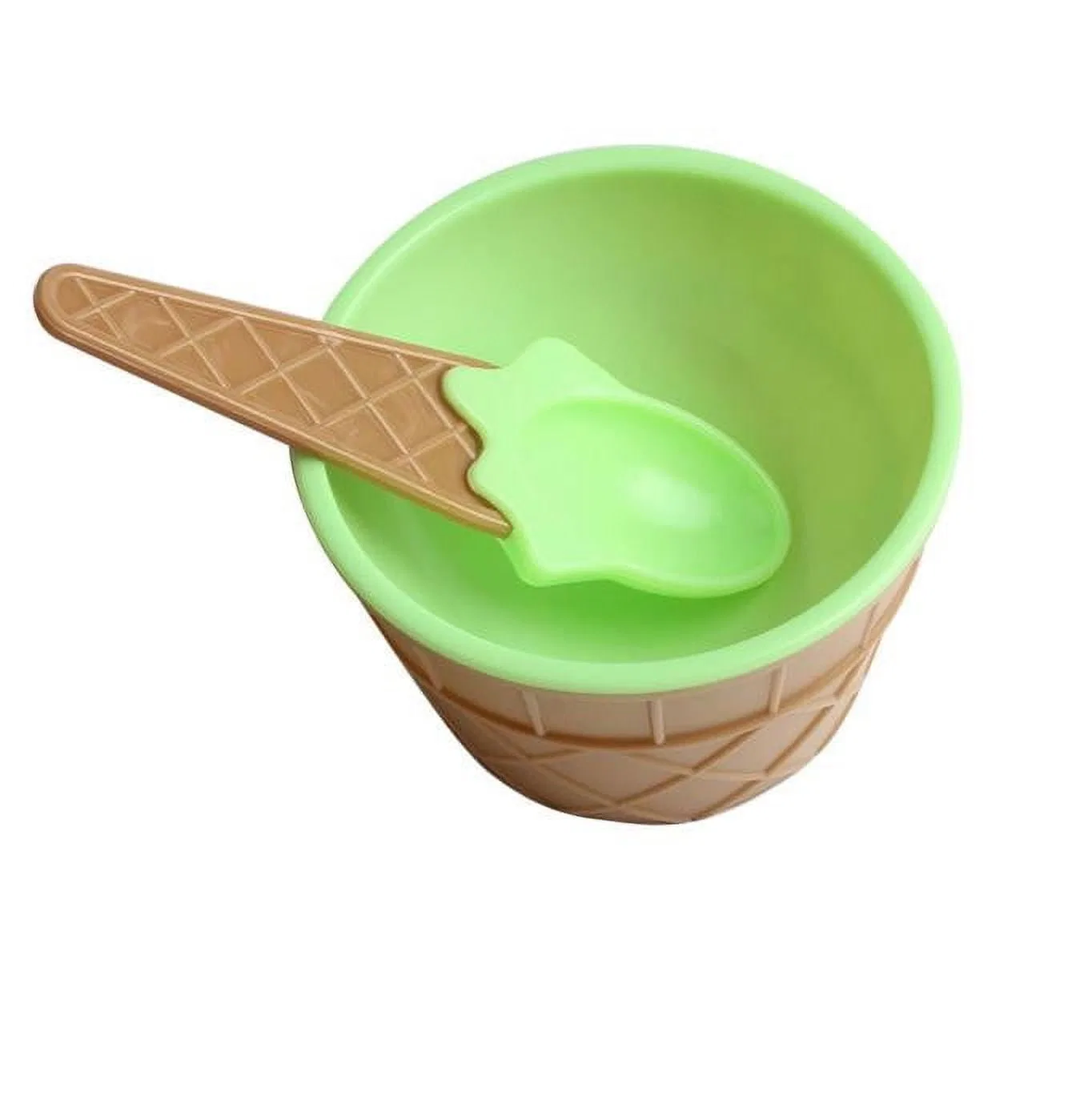 Детский набор посуды для мороженого, 1 шт., 9.8x7 см, TuShiXin, Green