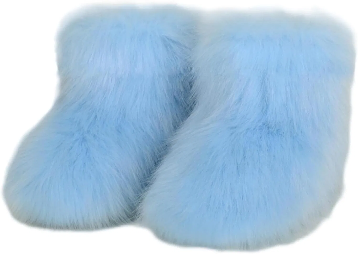 Детские зимние сапоги для девочек с искусственным мехом LLTMALL, Light Blue
