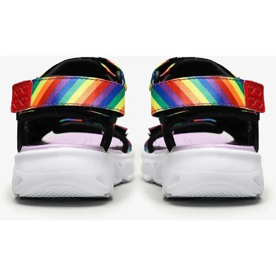 Сандалии с подсветкой Hypno-Splash Kids Rainbow Lights Skechers, Фиолетовый — фото 4