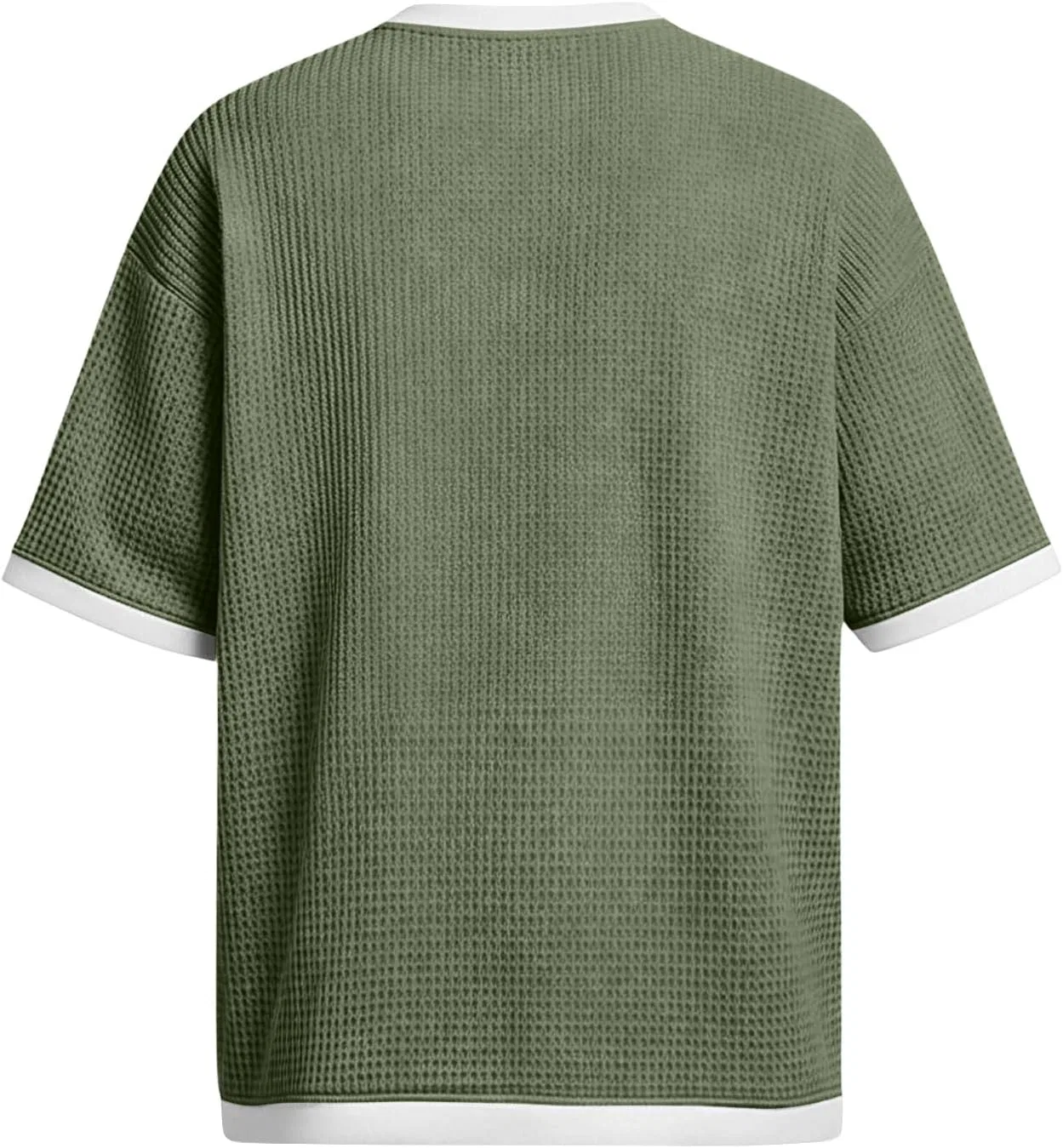 Мужская футболка с вафельным переплетением Workout Shirt, Army Green — фото 3