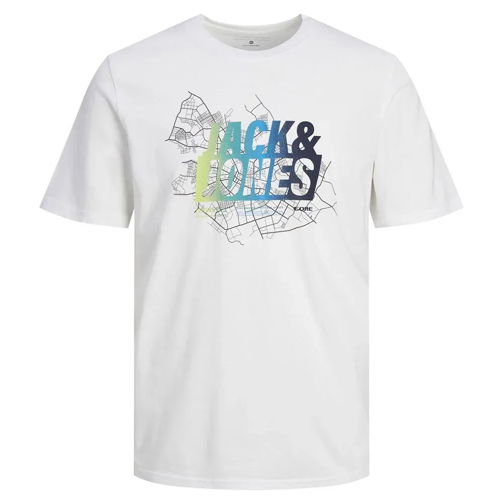 Футболка с коротким рукавом Map Summer Logo комплект 3 шт Jack & Jones, мультиколор — фото 2