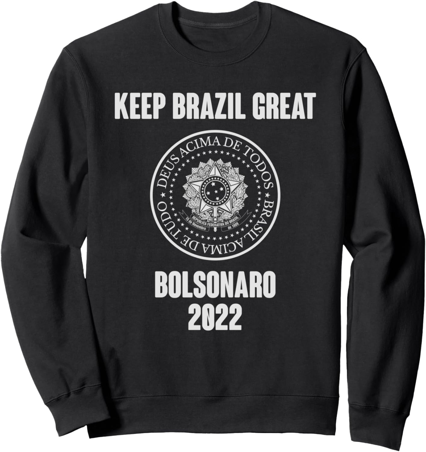 

Толстовка с надписью «Болсонаро, президент Бразилии, 2022», черная Bolsonaro Presidente 2022 - Brazil Elections 2022, Черный, Толстовка с надписью «Болсонаро, президент Бразилии, 2022», черная Bolsonaro Presidente 2022 - Brazil Elections 2022