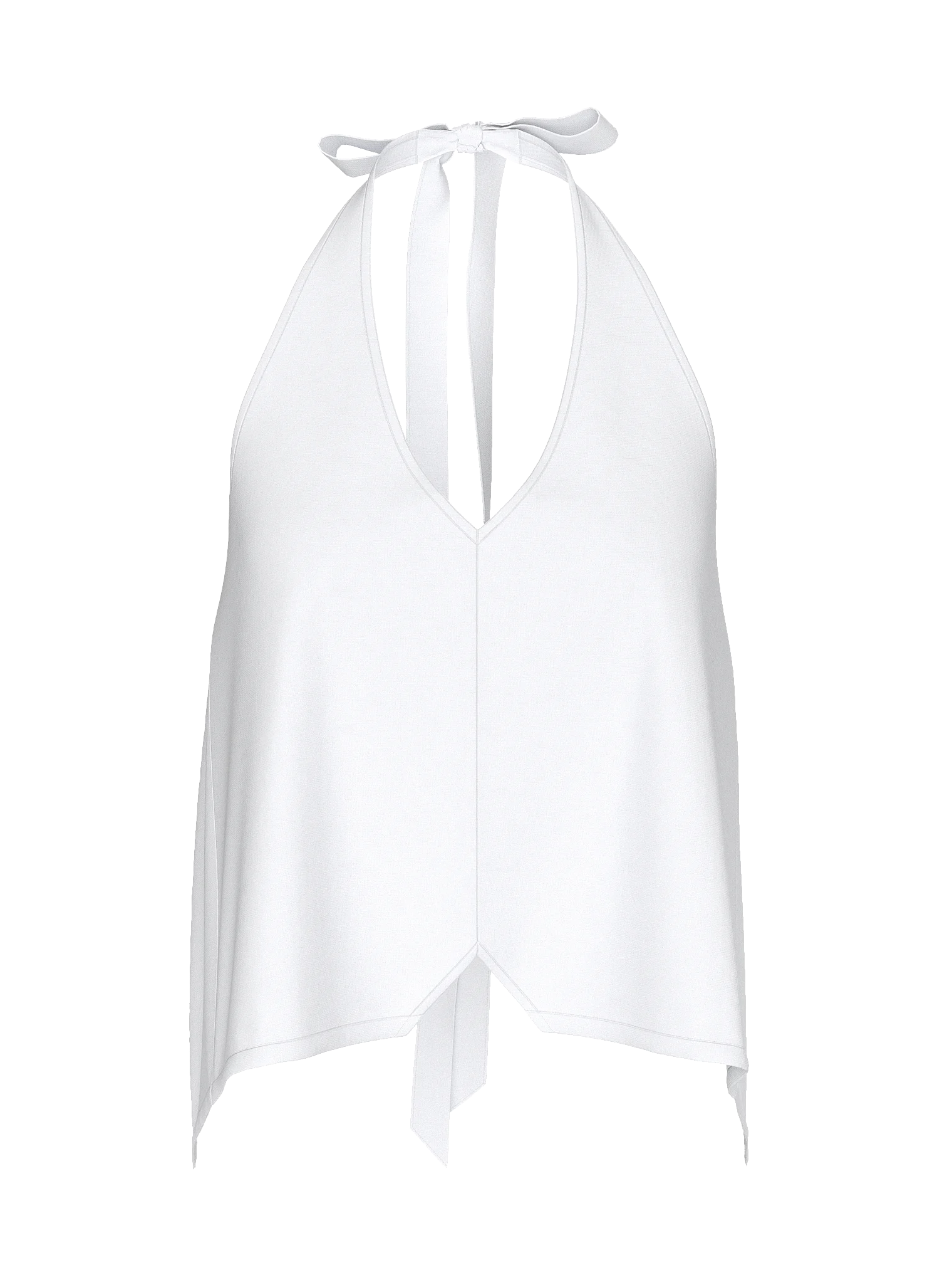 

Топ Victoria's Secret Beachwear Linen Halter, белый