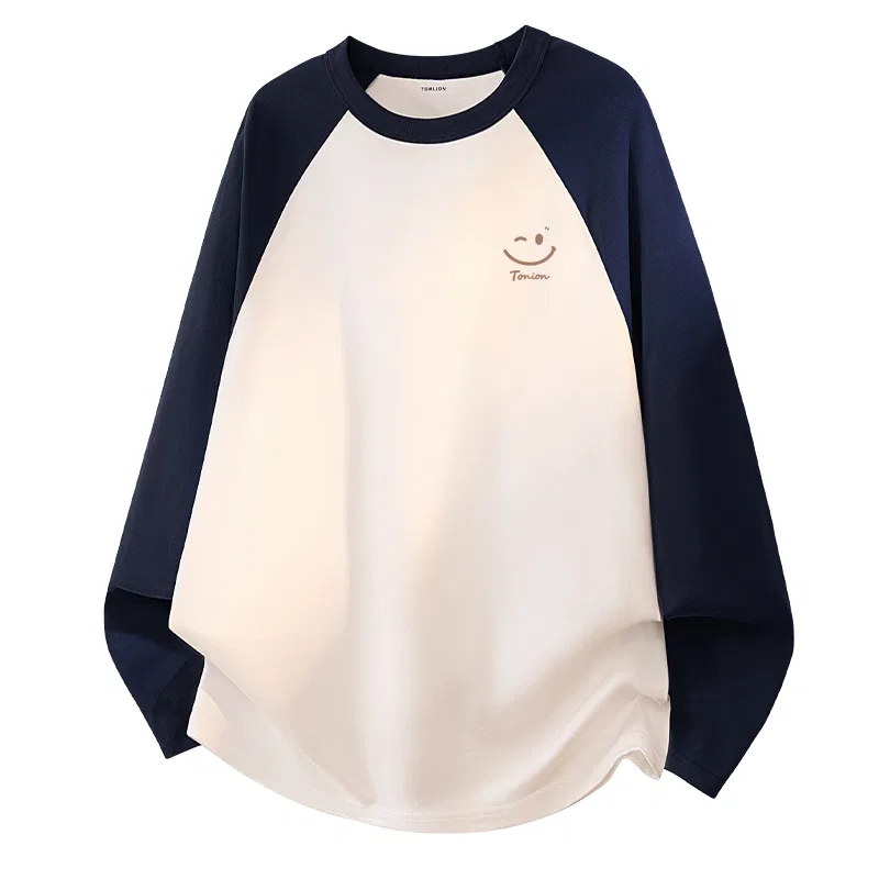 Детский лонгслив с цветовыми блоками Tonlion, Heather Navy