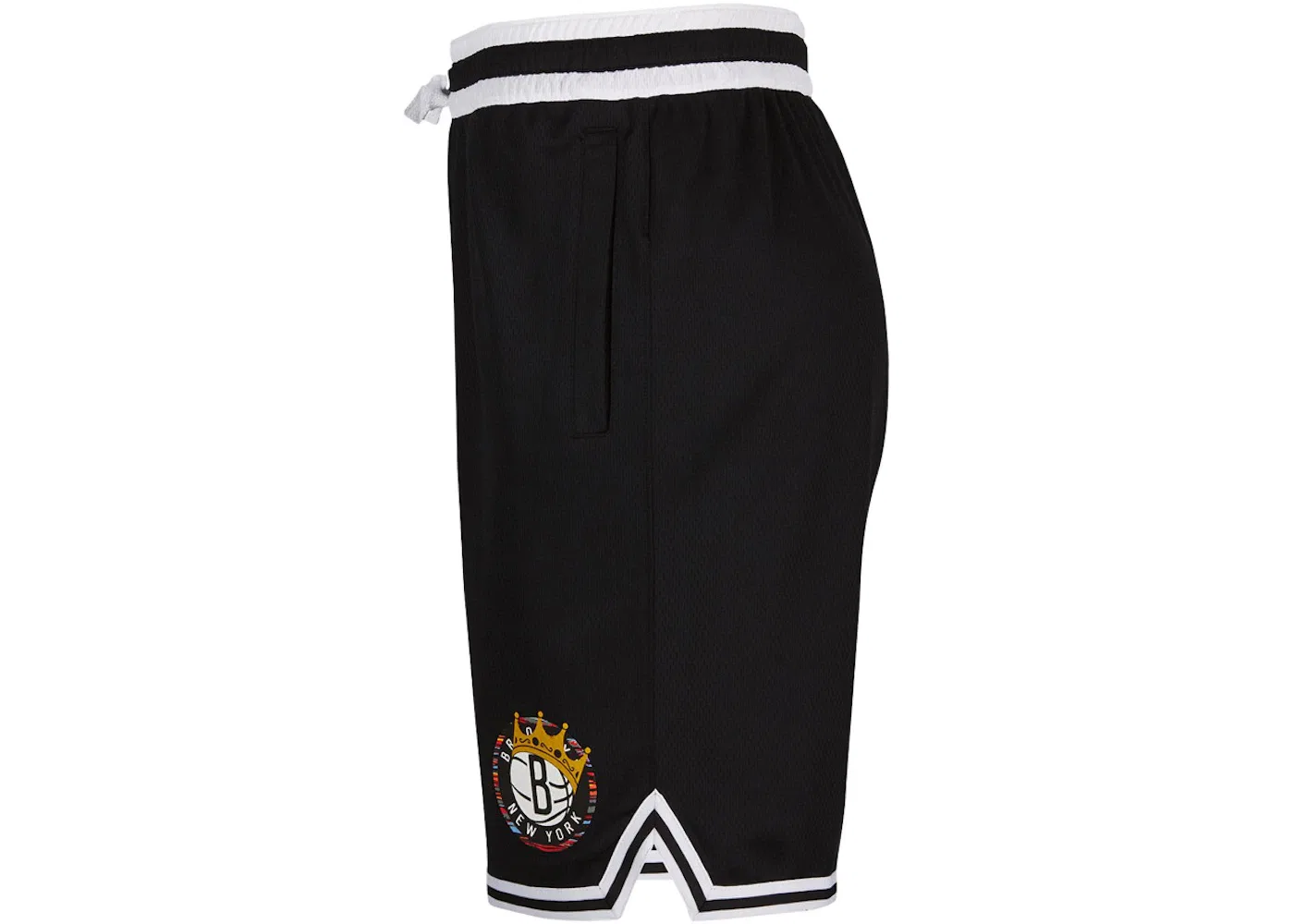 Мужские шорты с принтом Nike Brooklyn Nets x Biggie DNA, Black/White — фото 3