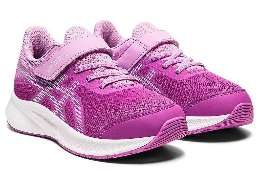 Детские кроссовки для девочек беговые Patriot 13 Ps ASICS, Purple Orchid Soft Sky — фото 3
