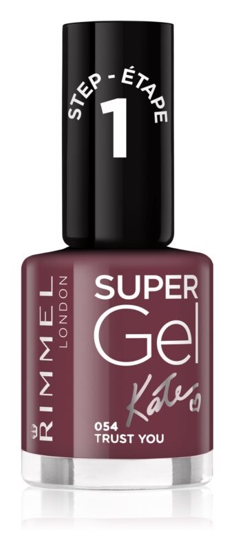 

Покрытие ногтей гель-лаком без использования УФ/LED лампы Rimmel Super Gel By Kate, оттенок 054 Trust You 12 мл