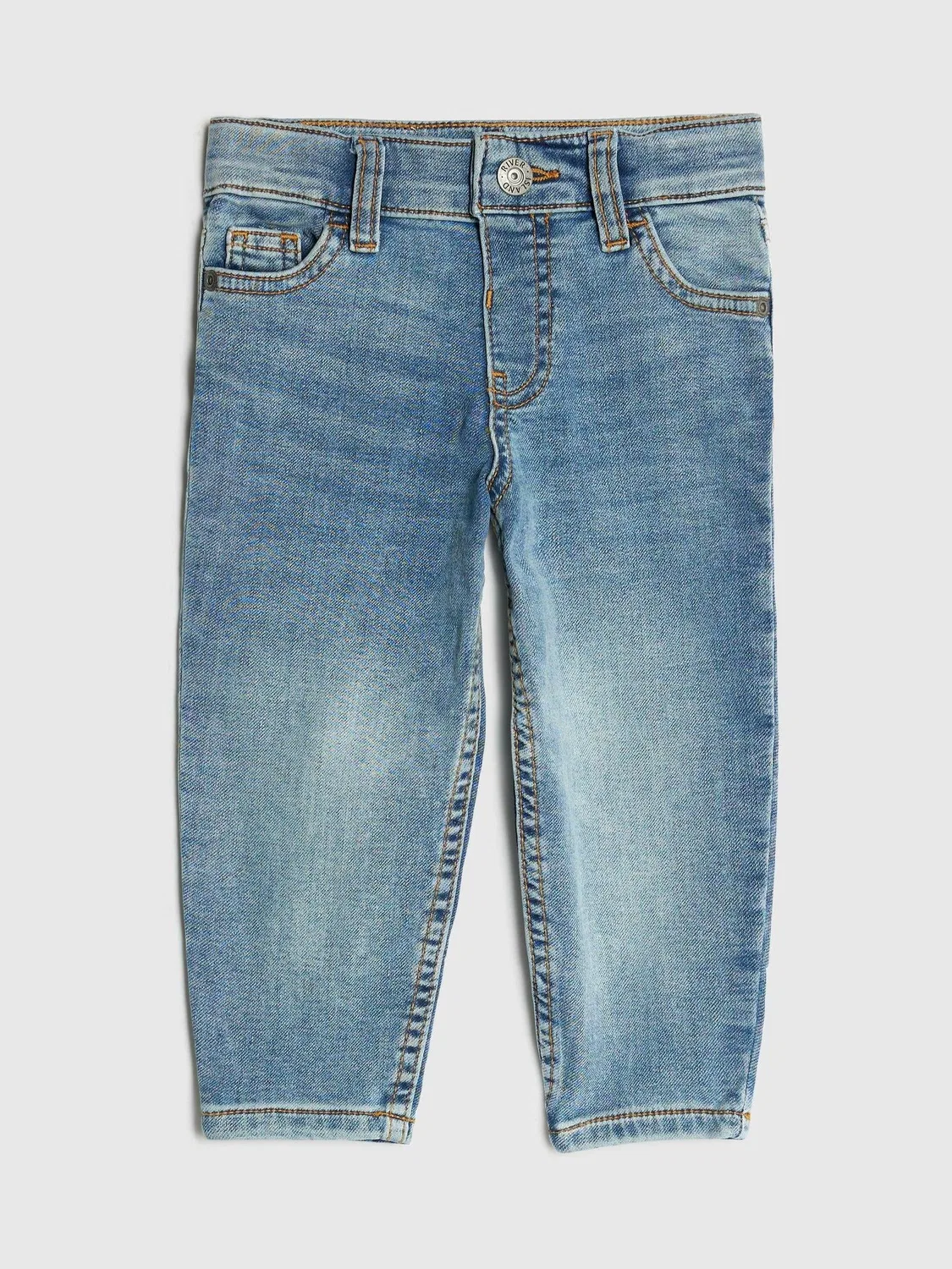 Джинсы зауженные River Island Blue для мальчиков