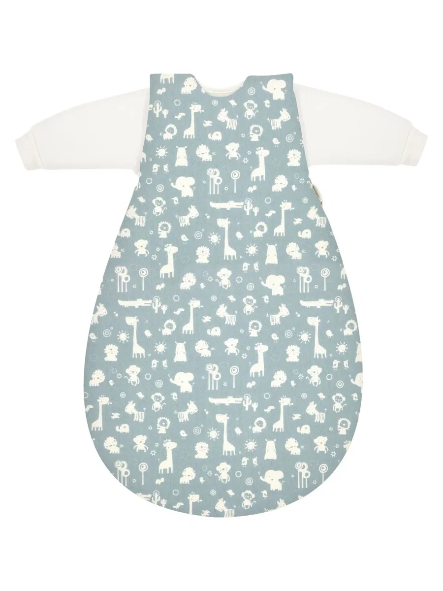 Спальный мешок ALVI 'Schlafsack Baby-Maxchen 3-teilig Baumwolle' синего цвета — фото 2