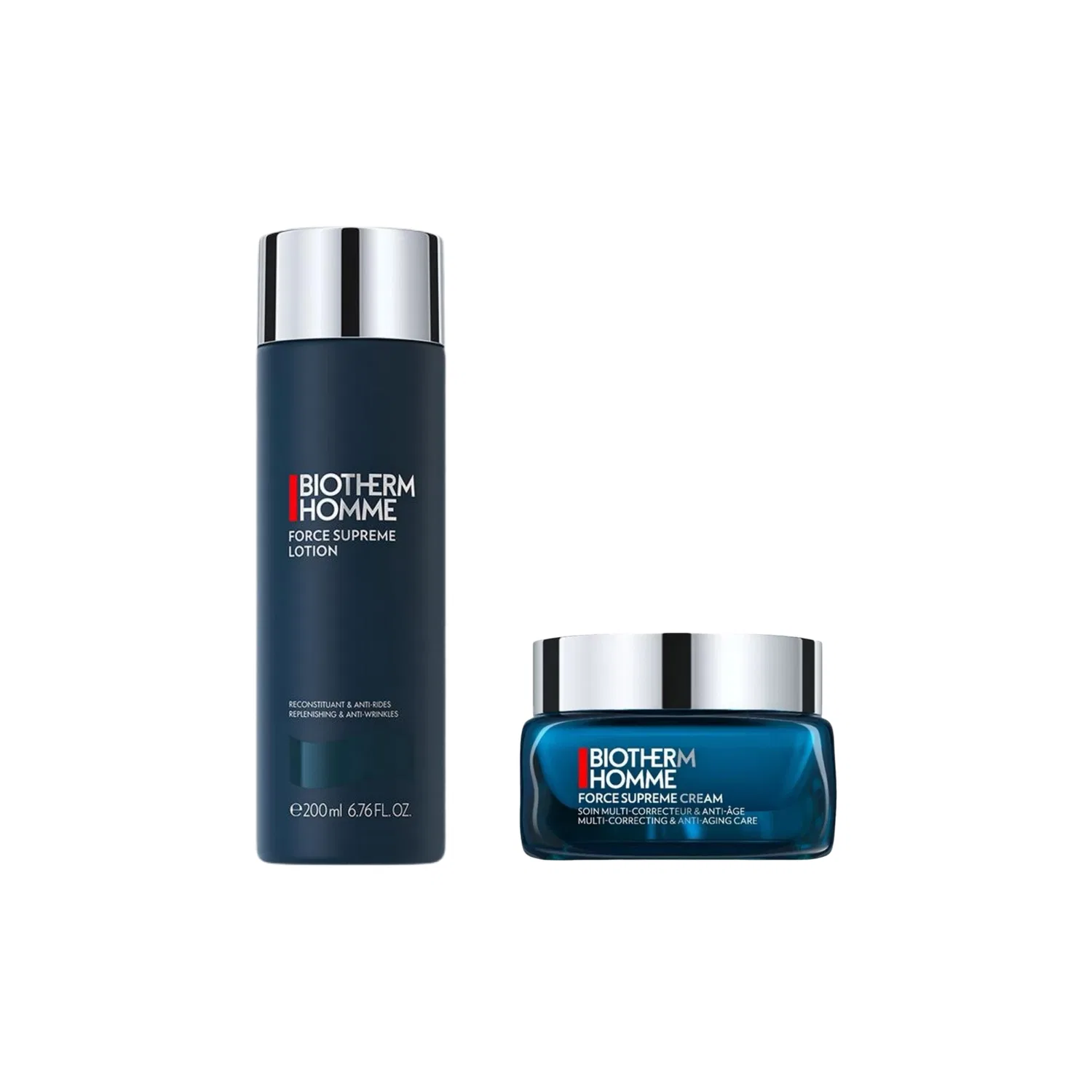 Мужской набор для ухода за кожей Blue Diamond с тонером и эмульсией, BIOTHERM, Blue
