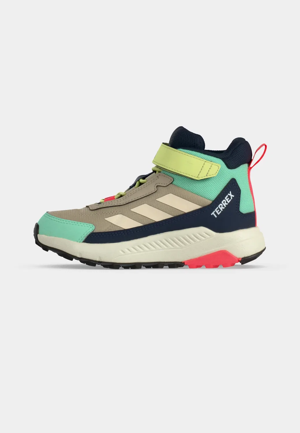 Походные ботинки Anylander средней высоты, унисекс Adidas Terrex, Khaki Three/Wonder White/Legend Ink — фото 2