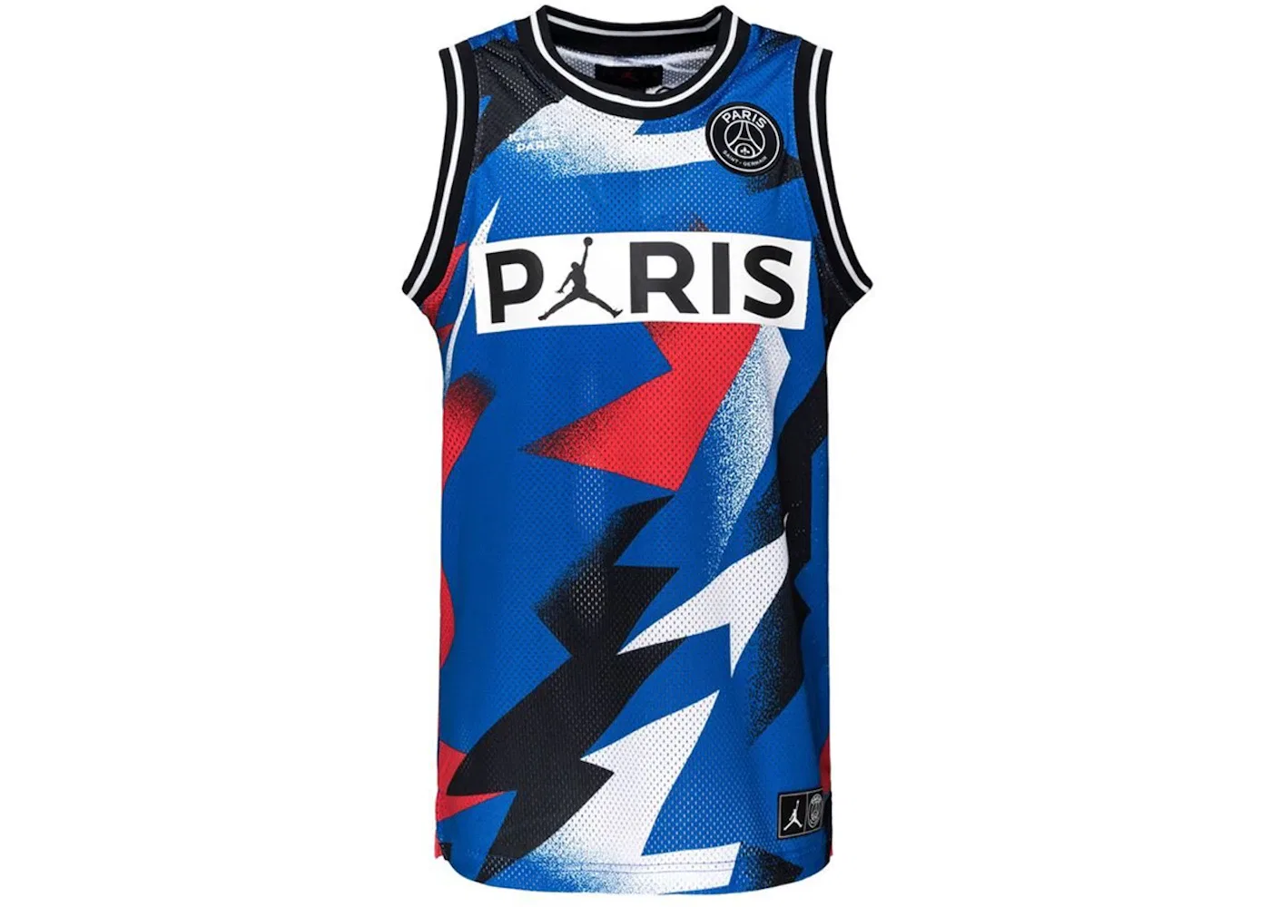 Мужская футбольная джерси Jordan x PSG Paris Saint Germain Mesh Jersey, Hyper Cobalt