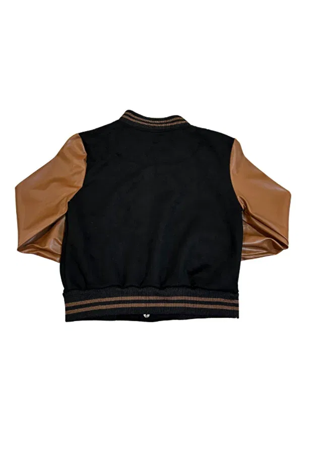 Детский джинсовое жакет для девочек с вышивкой Rhythm Clothing, Blackcinnamon — фото 3