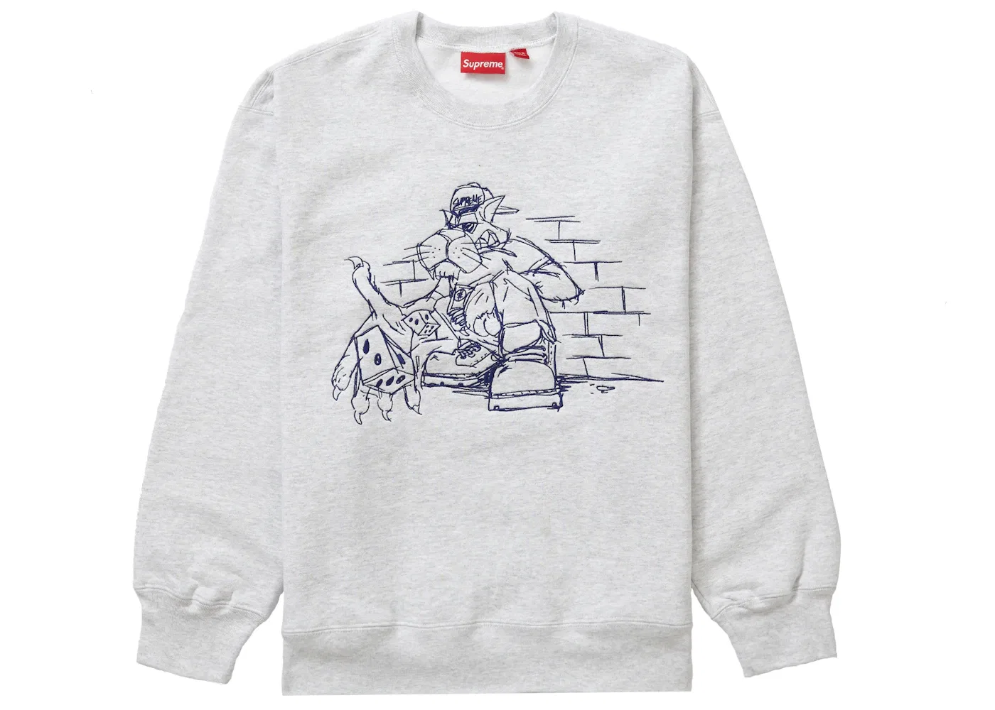Мужской свитшот Ash Grey Supreme