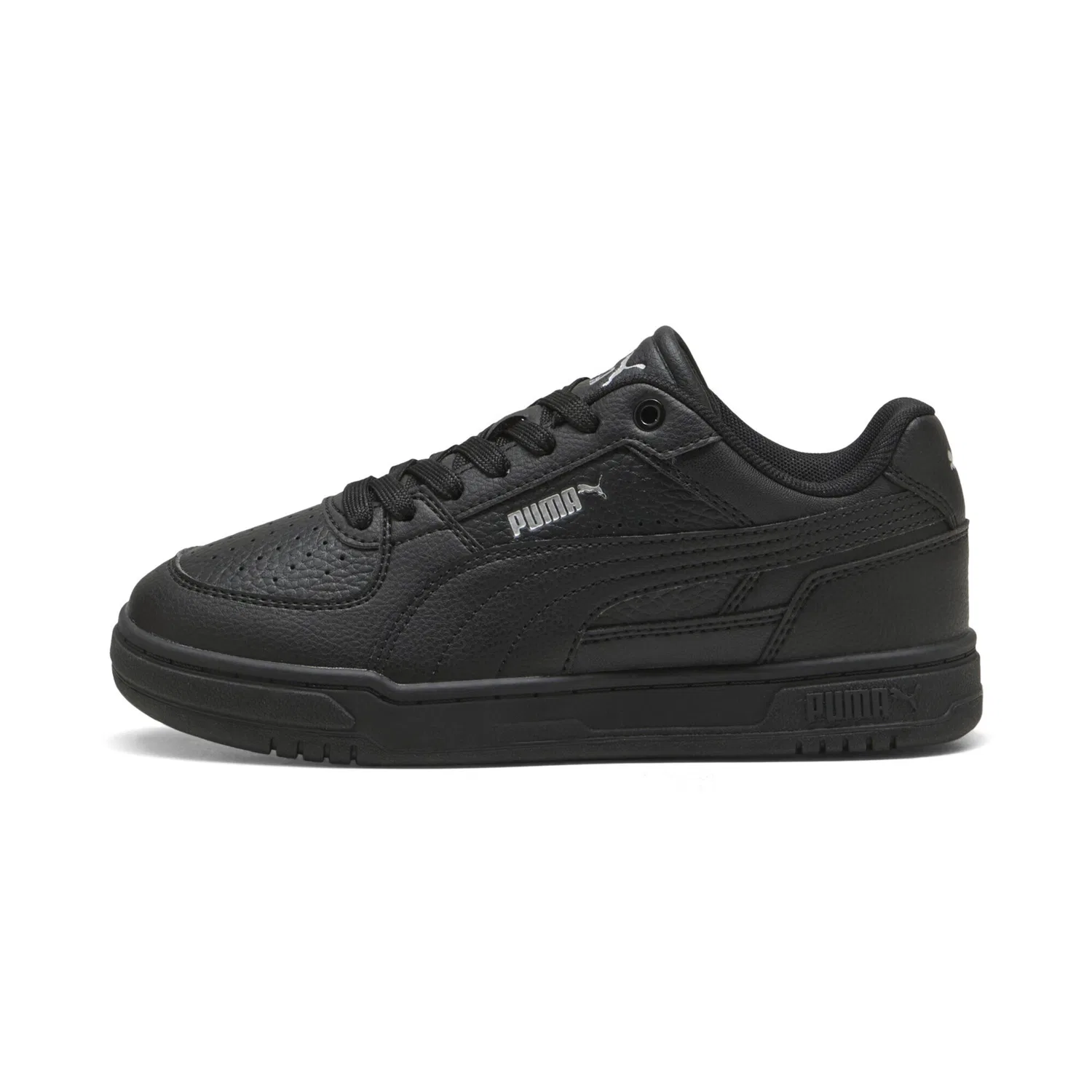 Детские кроссовки с ретро-дизайном Caven III PUMA, Black Silver Metallic — фото 3