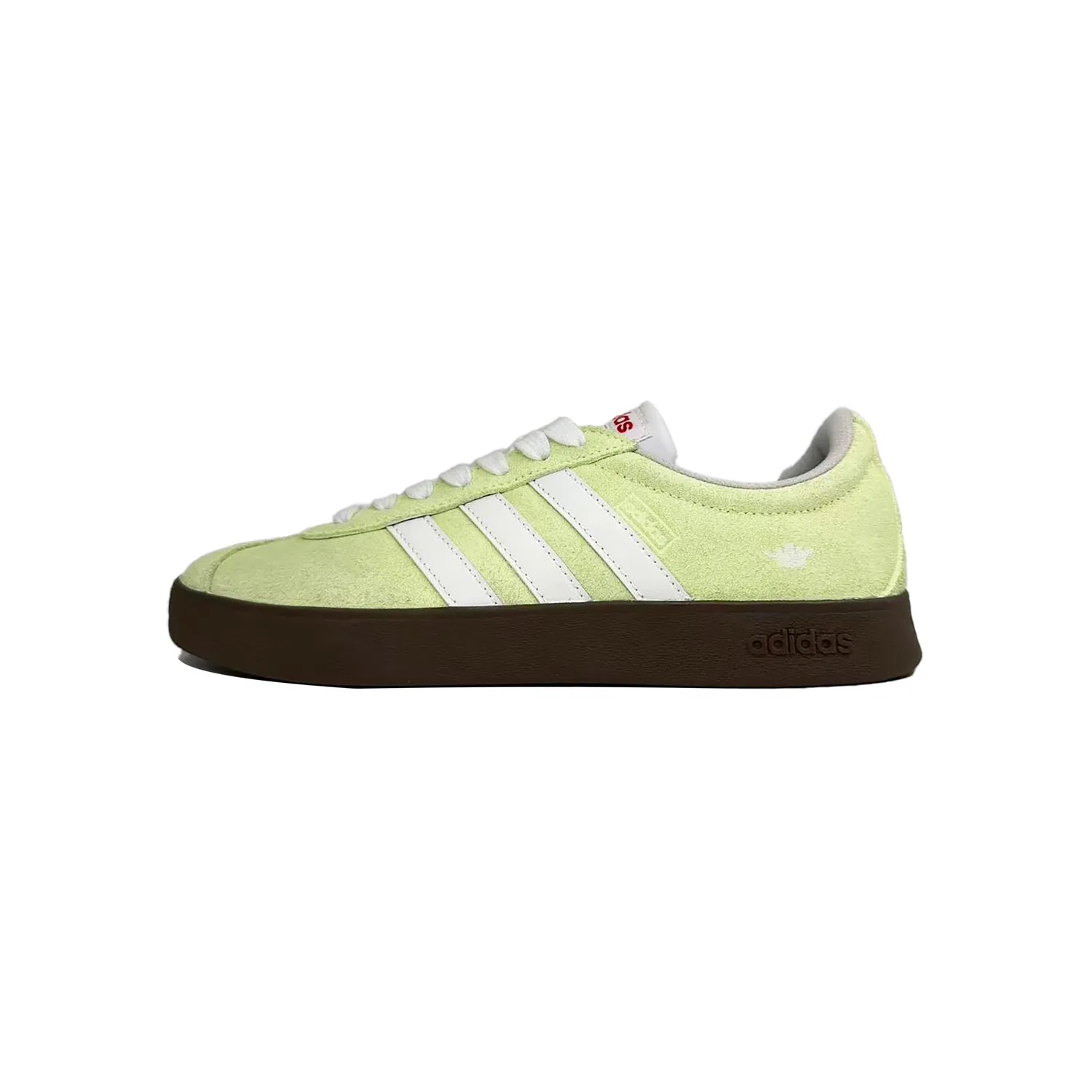 Детские кроссовки-трапеция на низком подъеме German Army Trainers Adidas Neo, Green Yellow