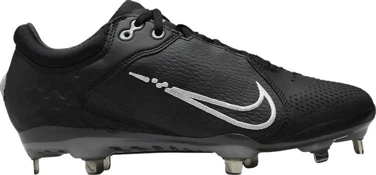 

Бутсы Nike Wmns Hyperdiamond 4 Elite 'Black Dark Smoke Grey', черный