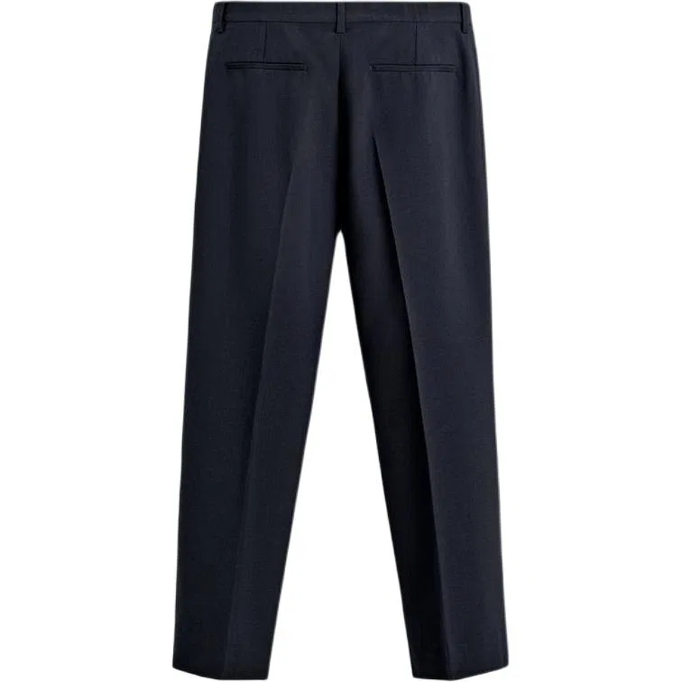Мужские брюки классические Navy Blue ZARA, Navy Blue — фото 3