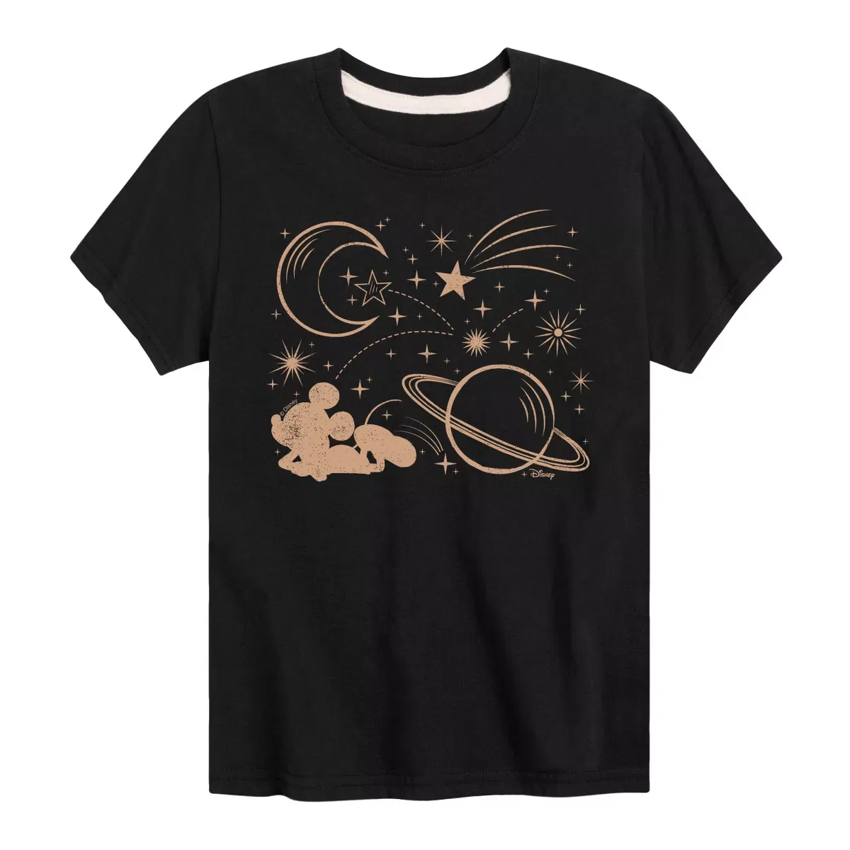 Детская футболка с принтом Mickey Constellation Disney, Black