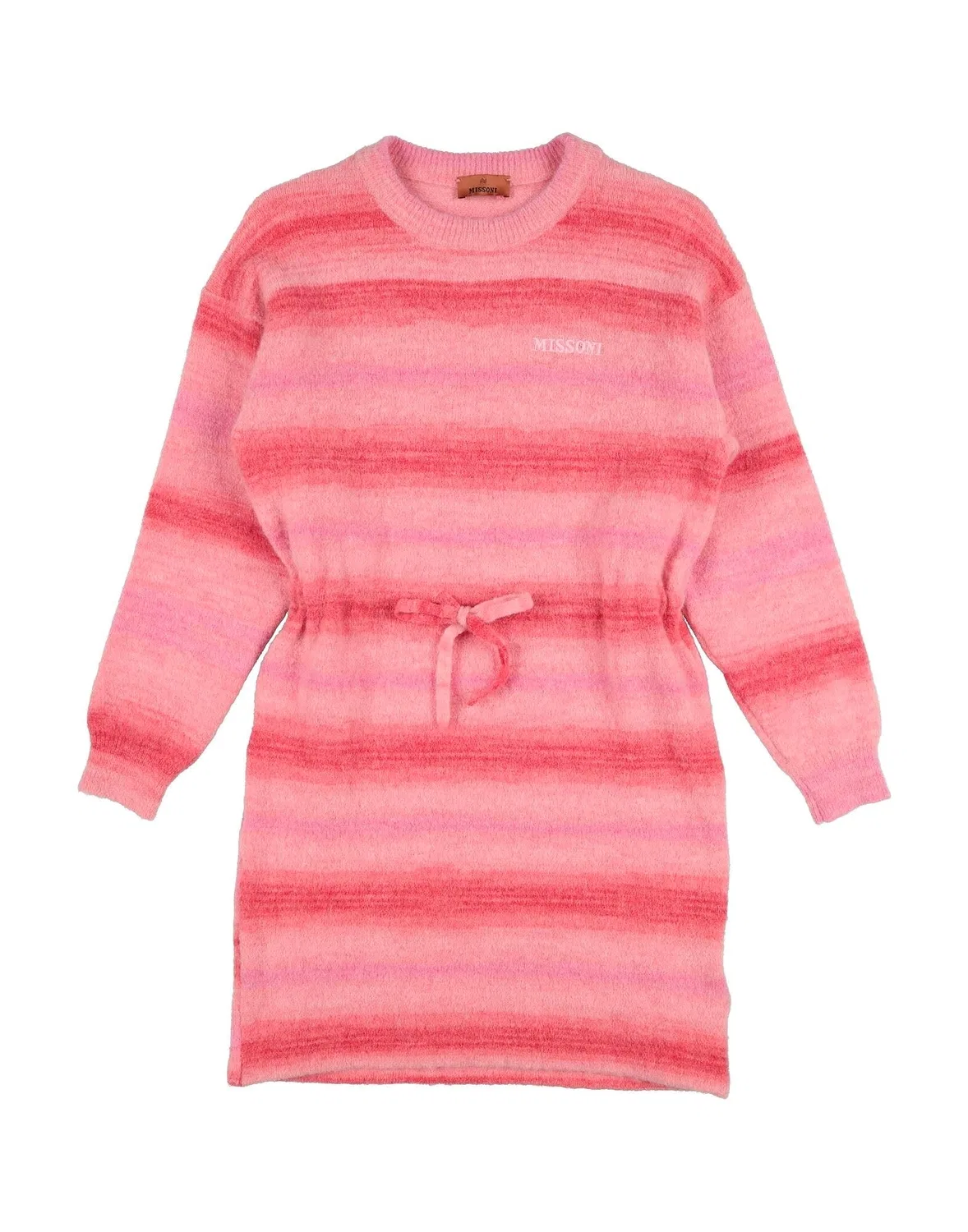 Детское платье для девочек с интарсией Missoni, розовый