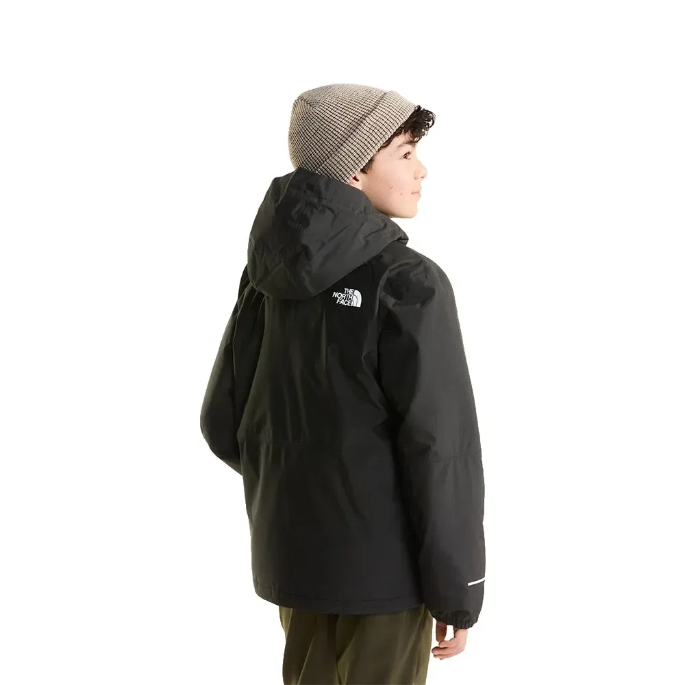 Детская непромокаемая куртка с утеплителем The north face, Black — фото 2