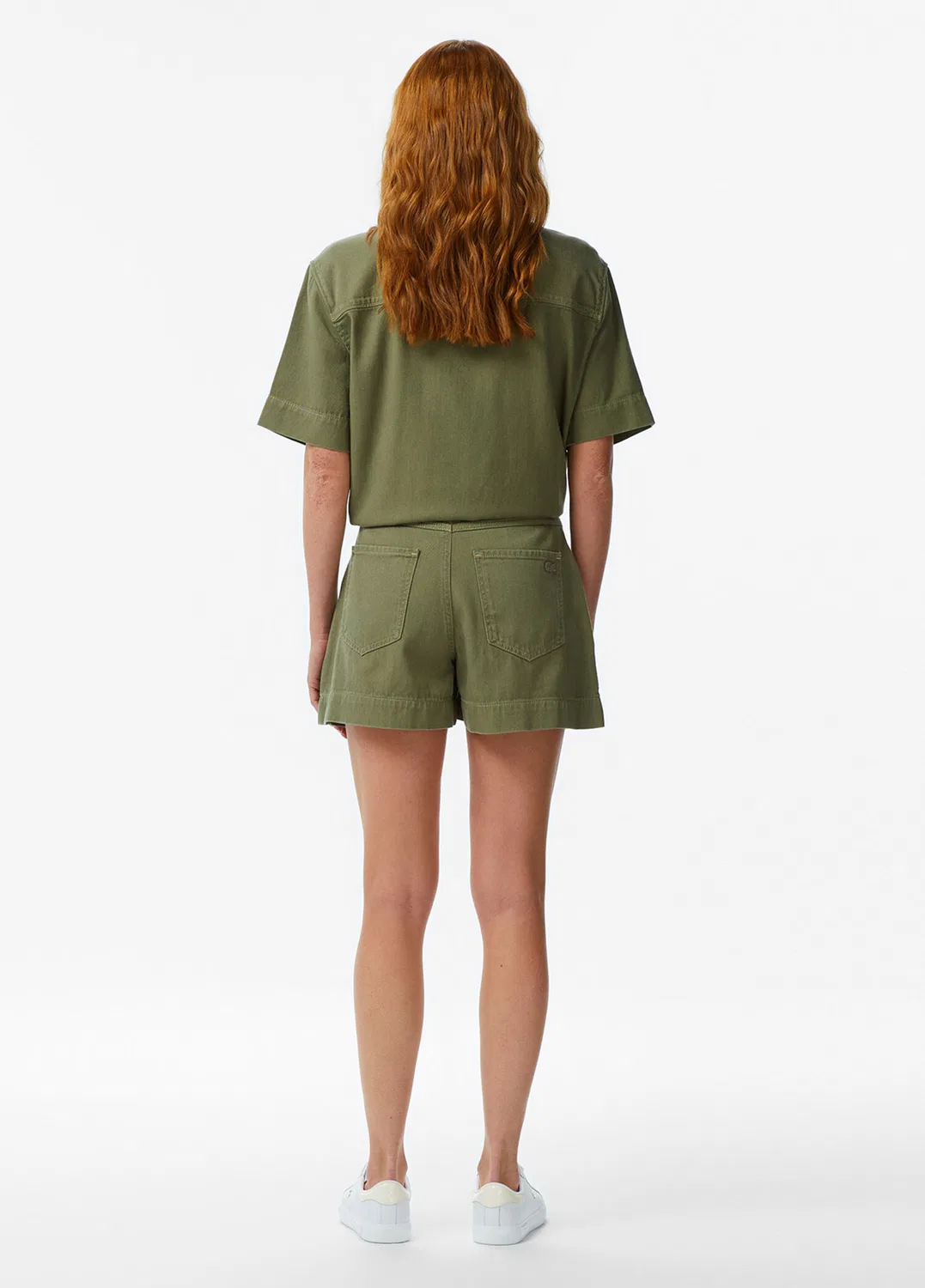 Бермуды Lacoste Haki-BMY Slim Fit, хаки — фото 3