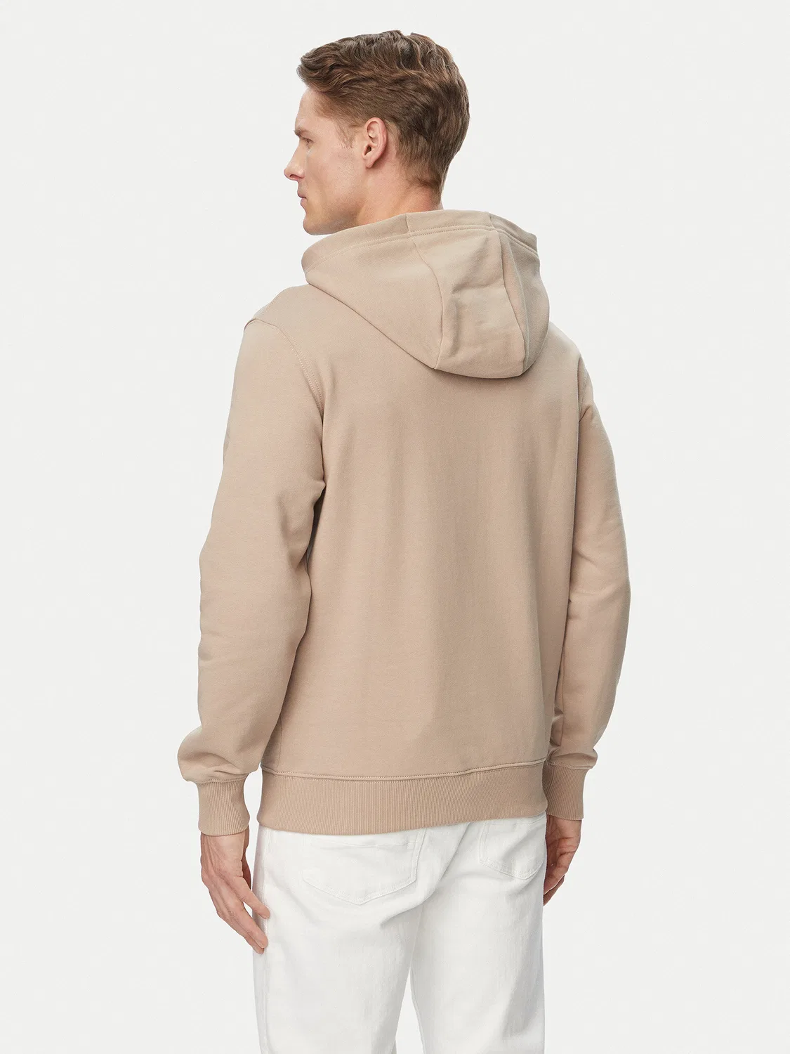 Мужская толстовка стандартного кроя Essential Tommy Hilfiger, бежевый — фото 3