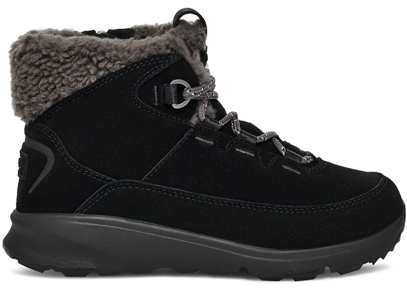 Детские ботинки на шнуровке UGG TerreTrail Cozy Lace Boot, Black