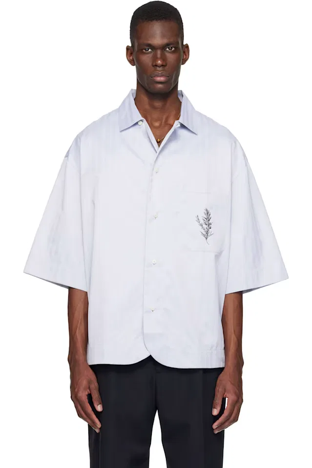 Синяя рубашка Хранитель Jacquemus