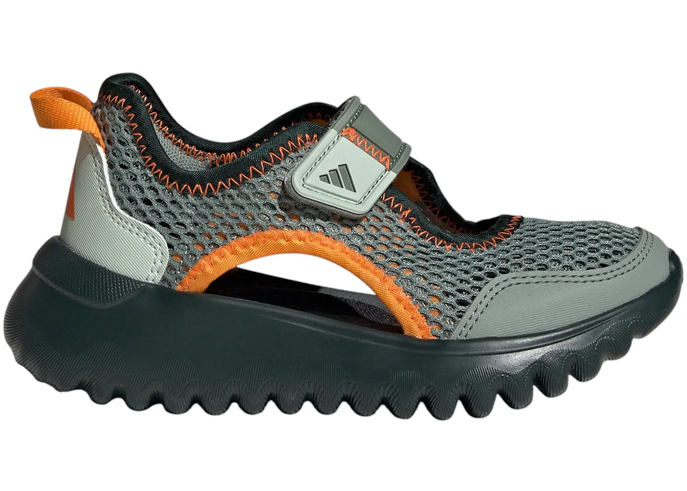 Детские кроссовки для мальчиков с принтом Adidas Summerflex Adidas, Silver Green Crew Orange Impact Orange
