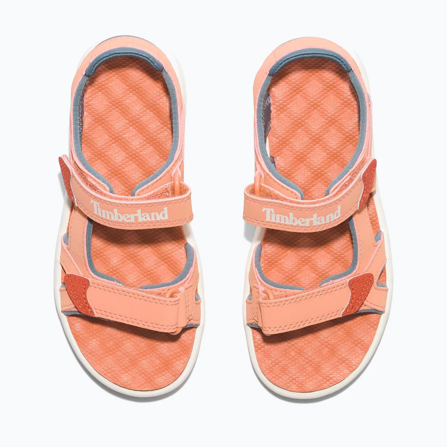 Детские сандалии с ремешками Perkins Row 2 Strap Timberland, Orange — фото 4