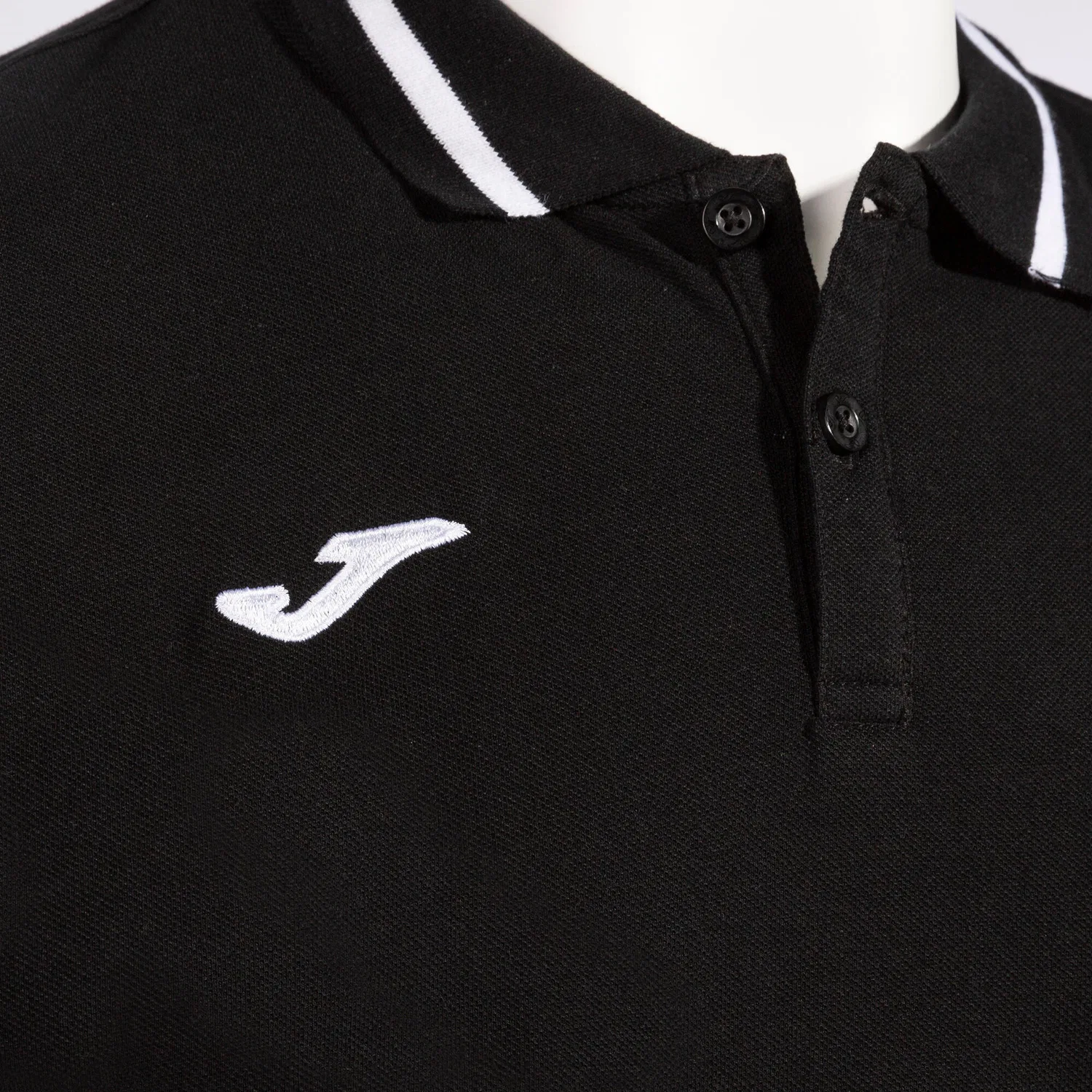 Детское поло Joma Polo Shirt Comfort II для мальчиков, Joma, Черный/Белый — фото 3