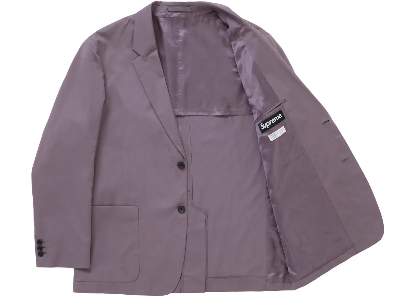Мужской костюм из хлопка Sea Island Suit Supreme, Purple — фото 3