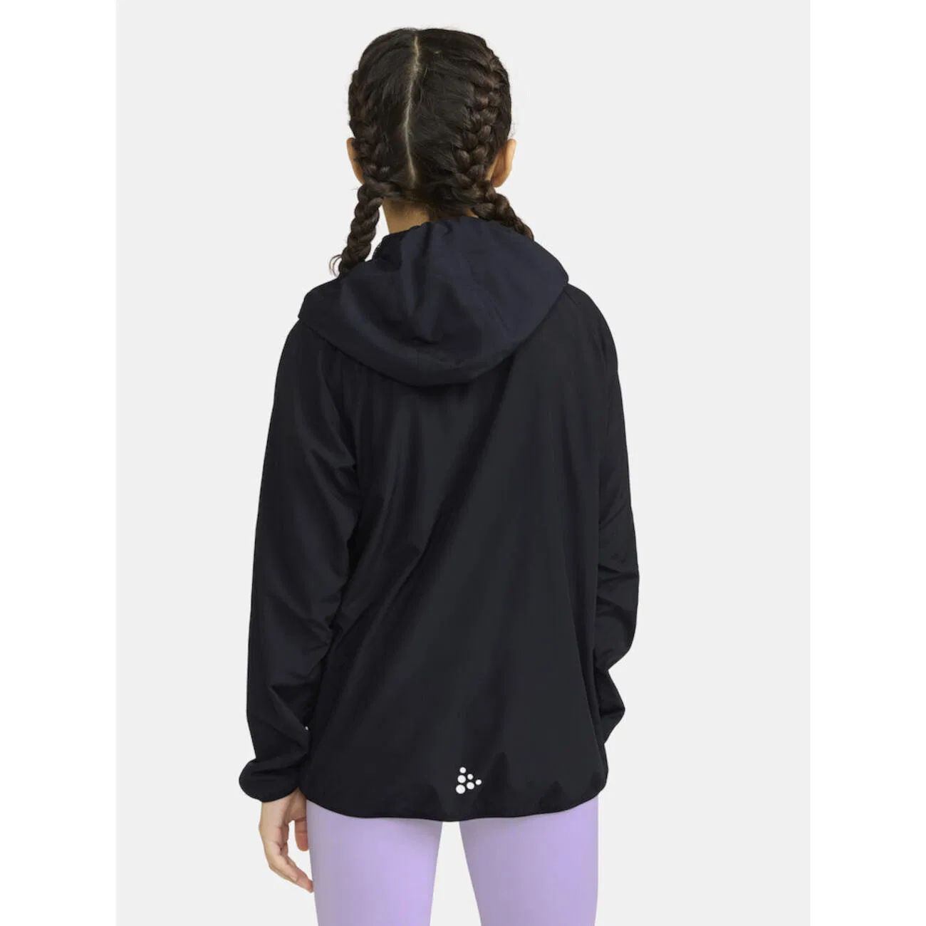 Детская ветровка Craft Squad Wind Jacket, цвет Schwarz — фото 4