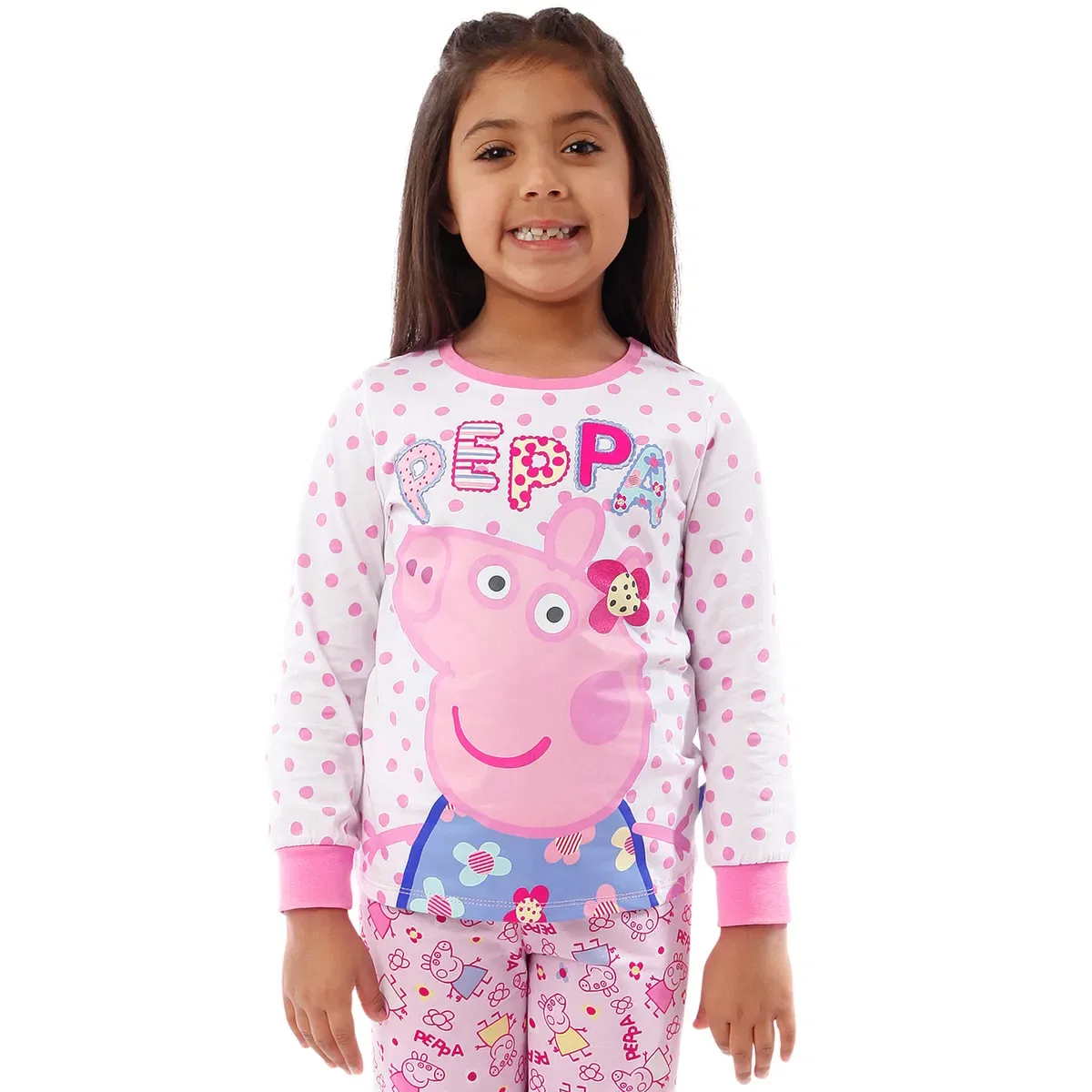 Пижама с горошком Peppa Pig, Pink — фото 2