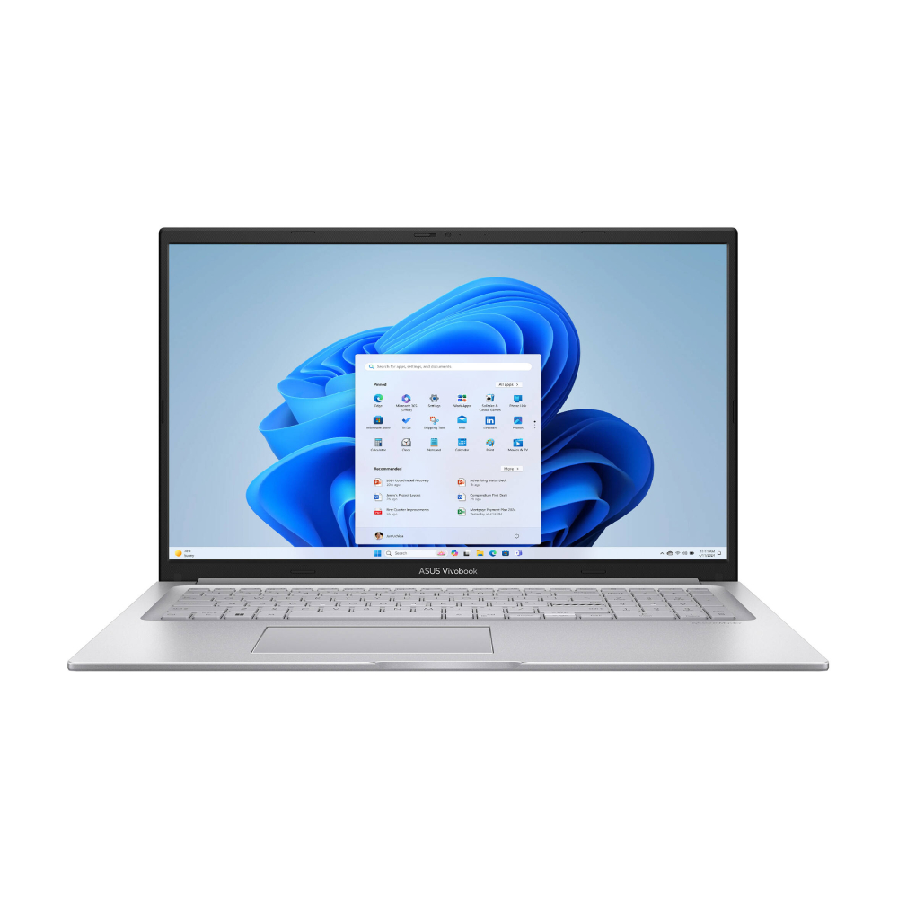 

Ноутбук ASUS Vivobook 17 (F1704VA-ES76), 17.3", 16 ГБ/1 ТБ, i7-1355U, Iris Xe, серебристый, английская клавиатура