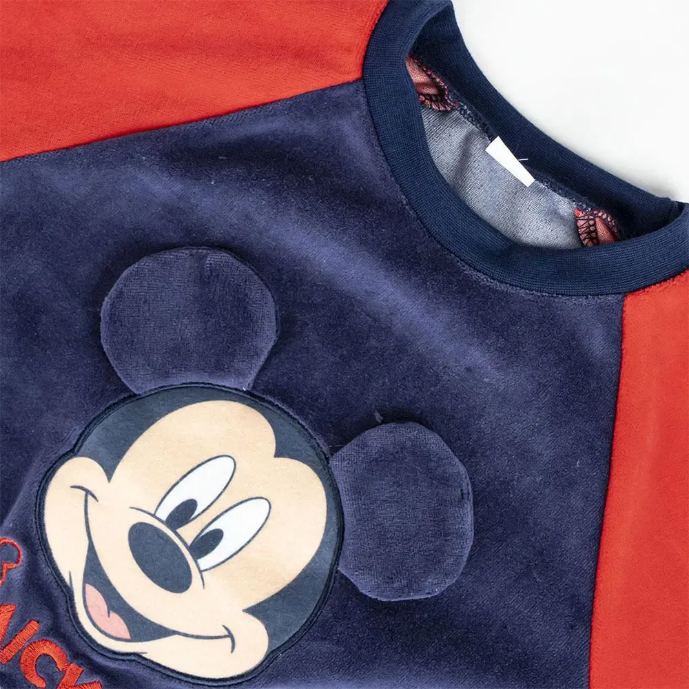 Детская пижама для девочек с принтом Disney Fleece applications mickey Disney, Red — фото 3