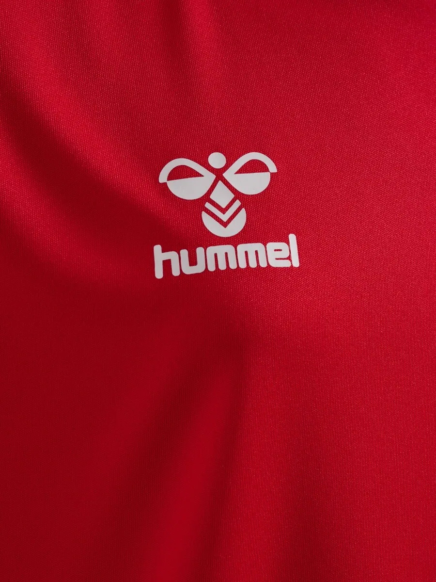 Спортивная футболка Hummel Performance Shirt 'Essential' в кроваво-красном цвете — фото 4