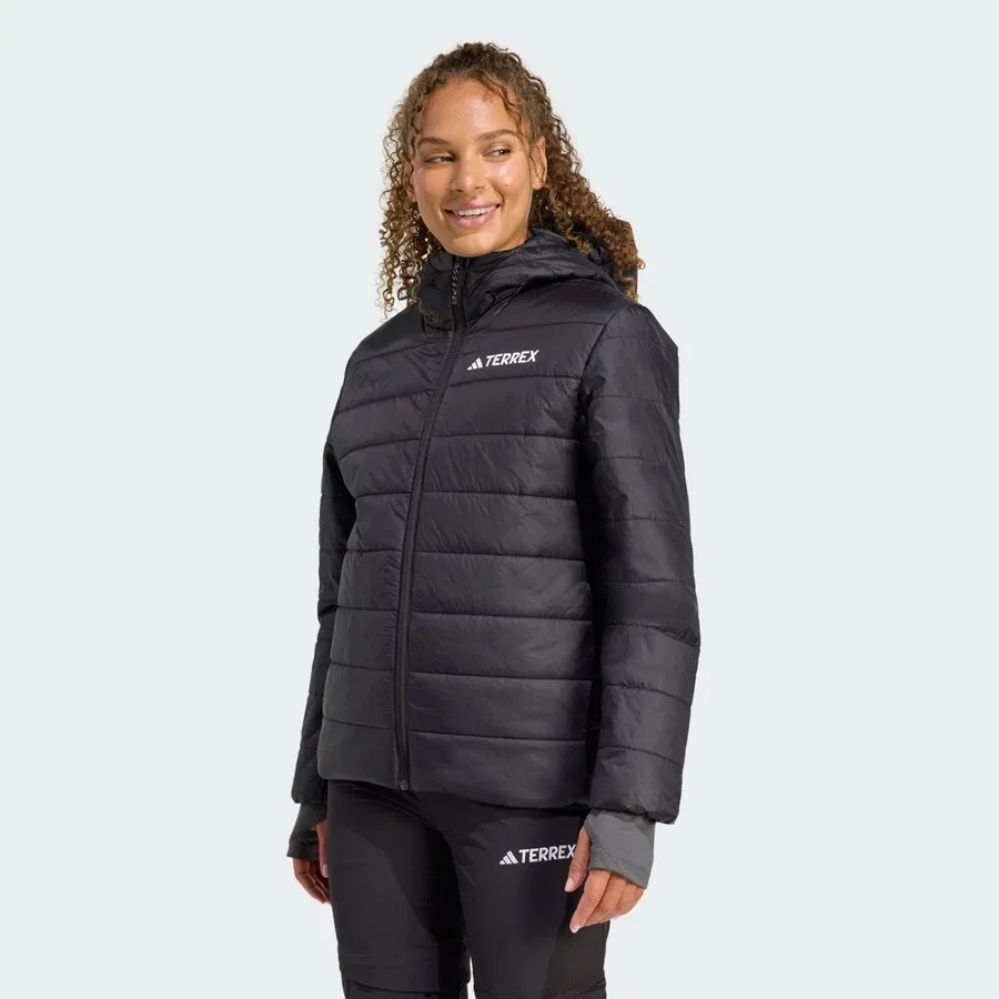 Женский утепленный пуховик с капюшоном Terrex Multi Essentials ClimaWarm adidas, Черный