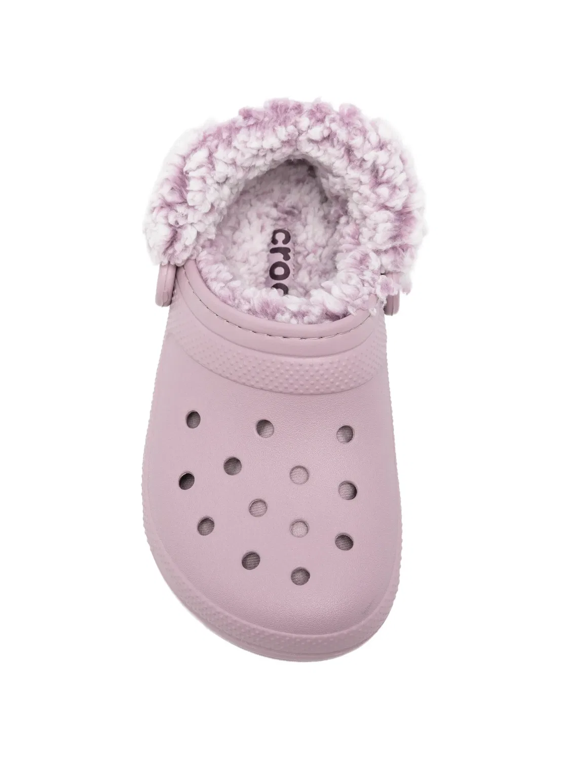 Клоги с флисовой подкладкой, фиолетовые Crocs, фиолетовый — фото 2