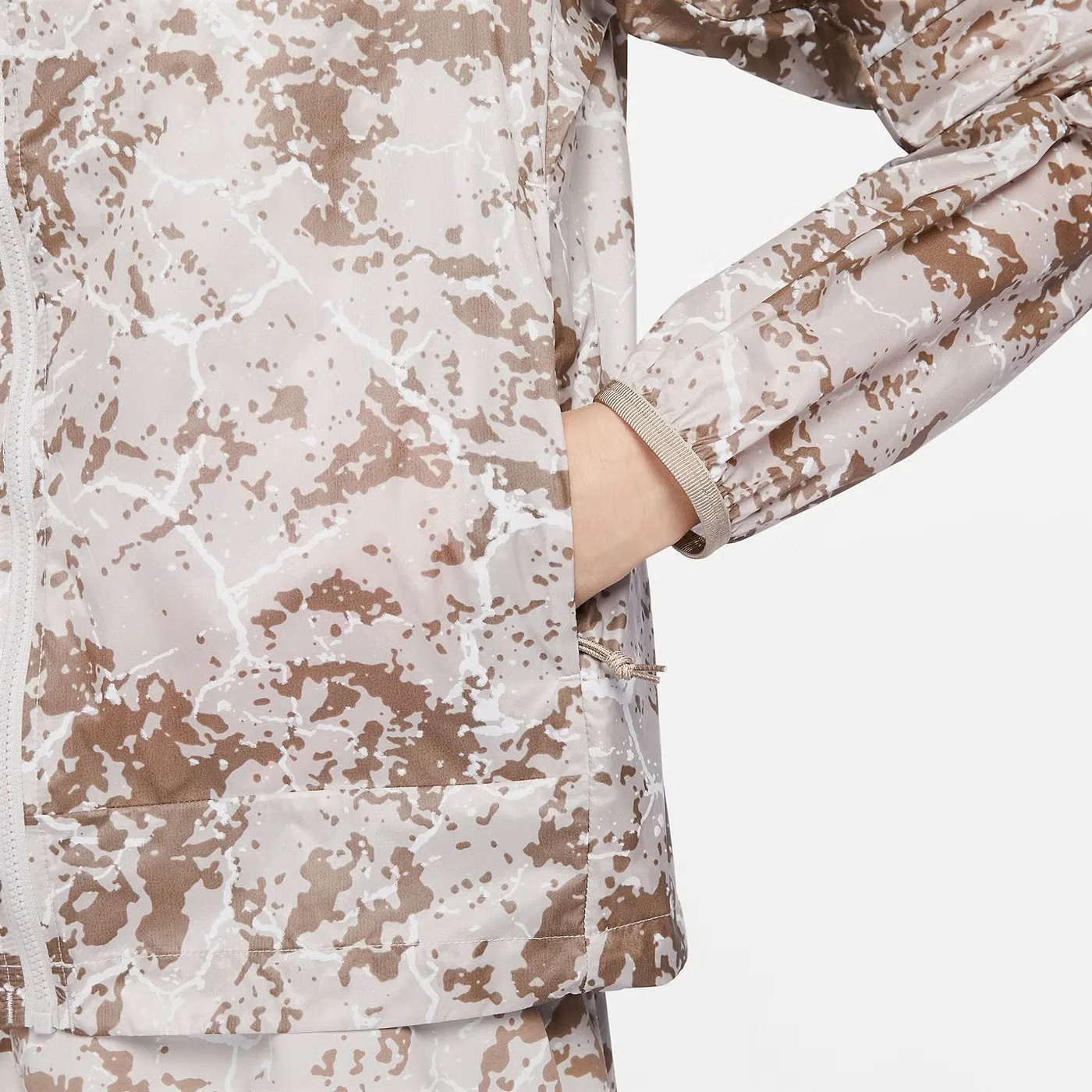 Куртка трейловая с принтом Camo Nike, коричневый — фото 3