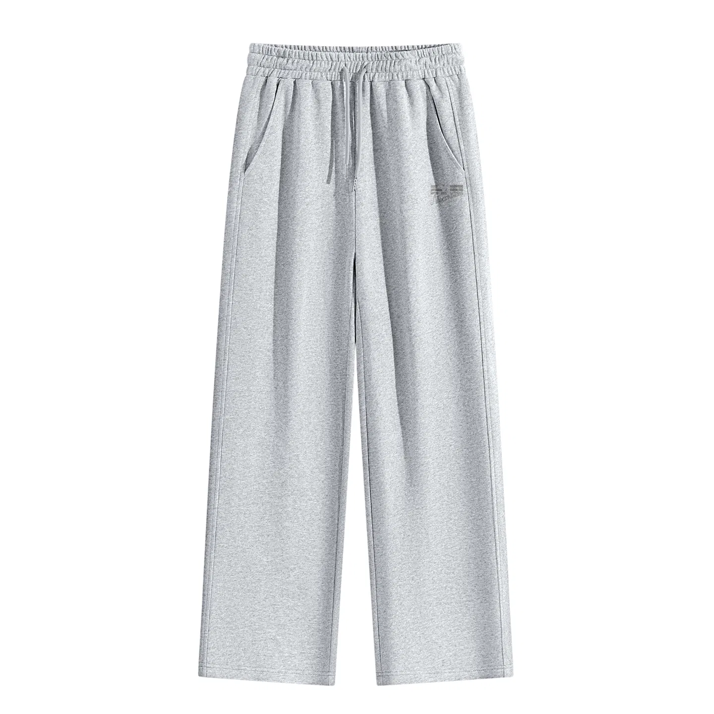 Детские повседневные брюки свободного прямого кроя MINISO, Heather Gray — фото 3
