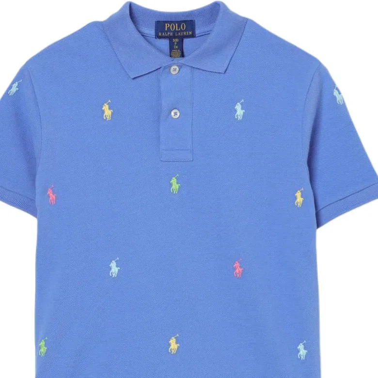 Детское поло Polo Ralph Lauren Multicolor — фото 4