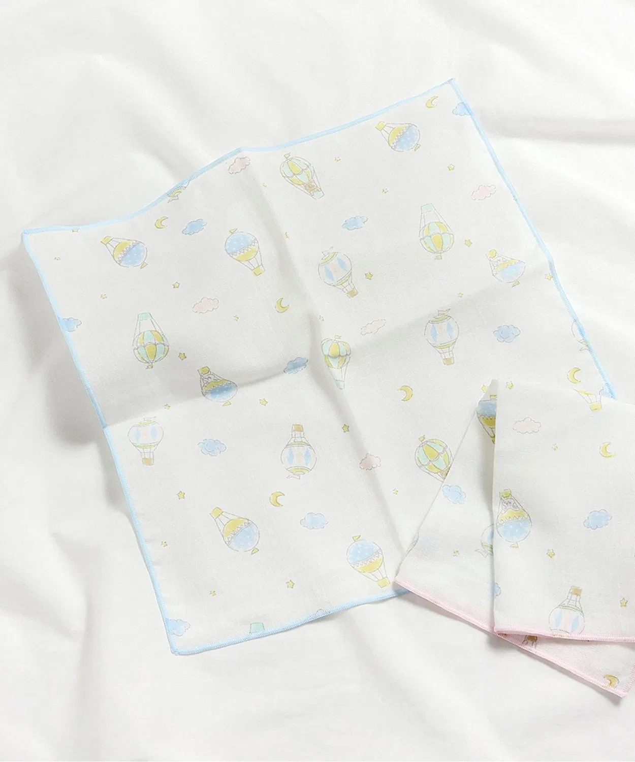 Детский комплект из японской многослойной марли BREEZE, Sky Blue