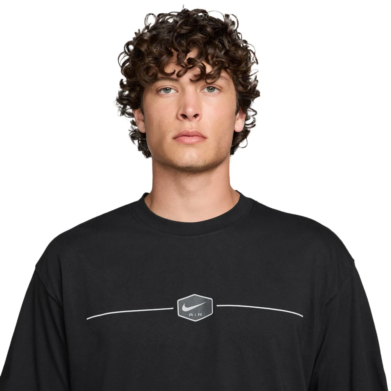 Футболка мужская NSW T Shirt 90 Fw BR Connect 2 Nike, белый/черный — фото 3