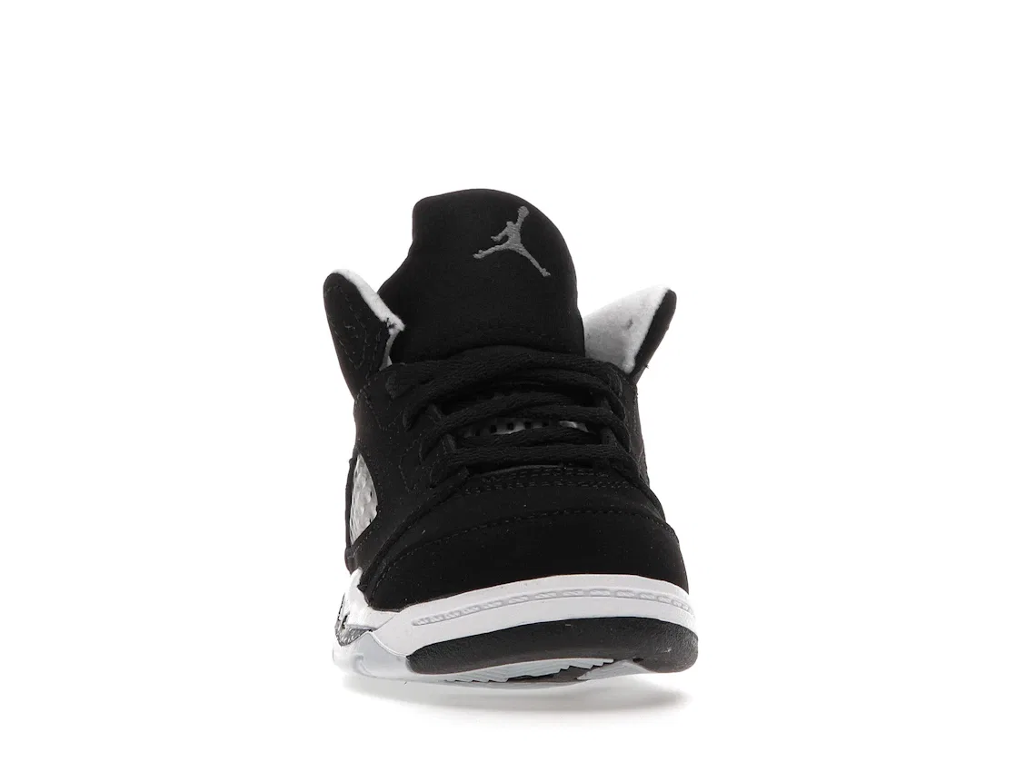 Детские кроссовки для мальчиков с принтом Jordan 5 Retro Moonlight Jordan, Black/Moonlight-White — фото 2